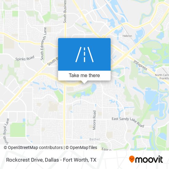Rockcrest Drive map