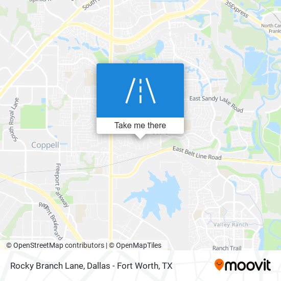Mapa de Rocky Branch Lane
