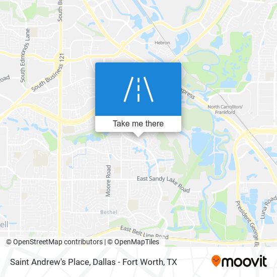 Saint Andrew's Place map