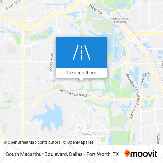 Mapa de South Macarthur Boulevard