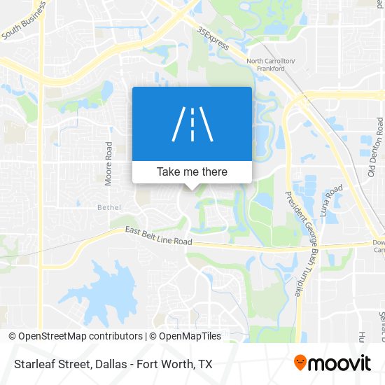 Starleaf Street map