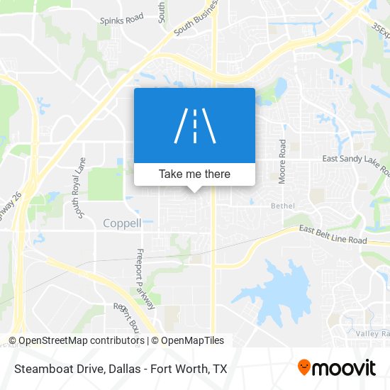 Steamboat Drive map