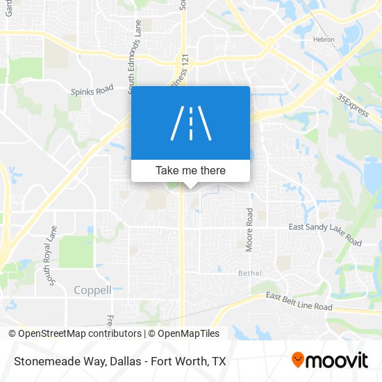 Stonemeade Way map
