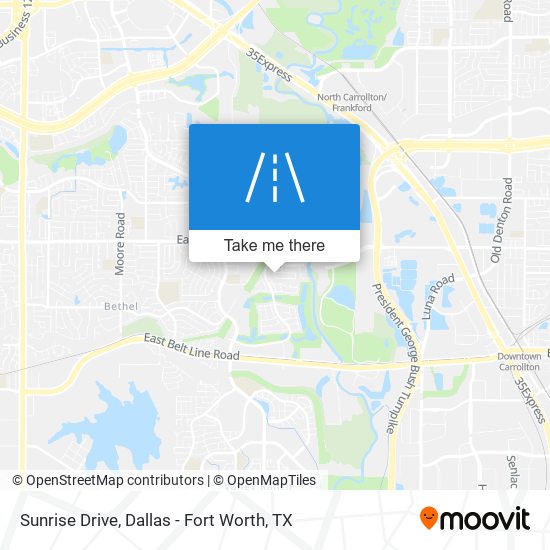 Sunrise Drive map
