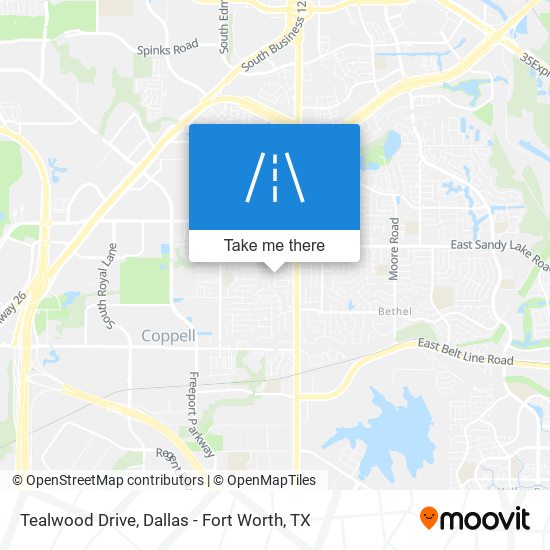 Tealwood Drive map