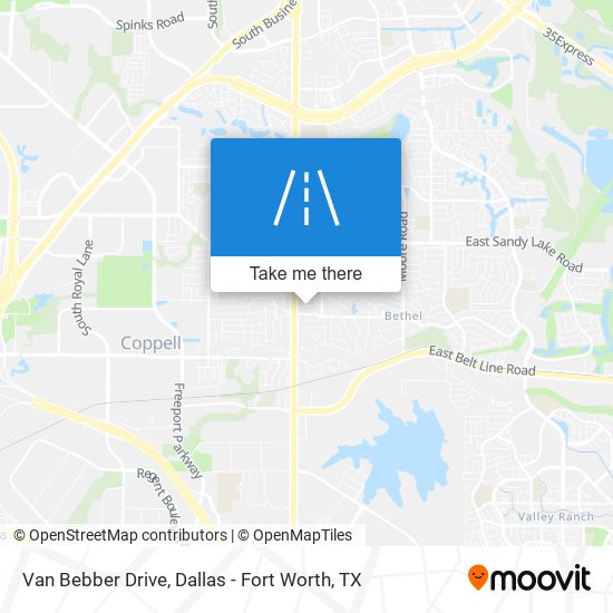 Van Bebber Drive map