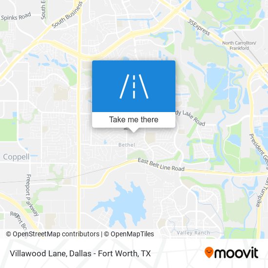 Villawood Lane map