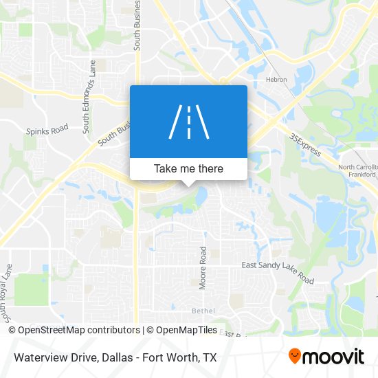 Waterview Drive map