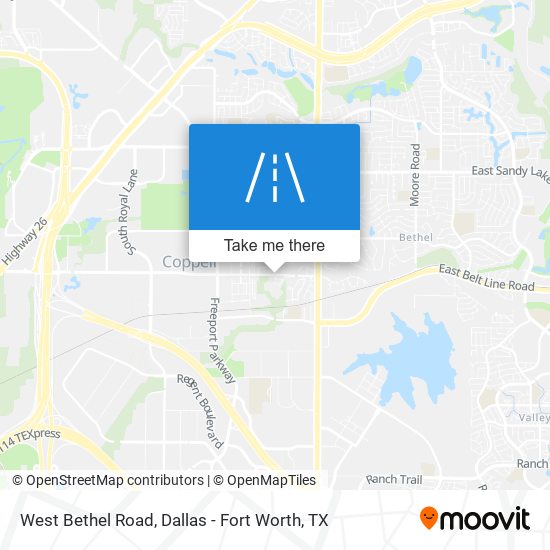 West Bethel Road map