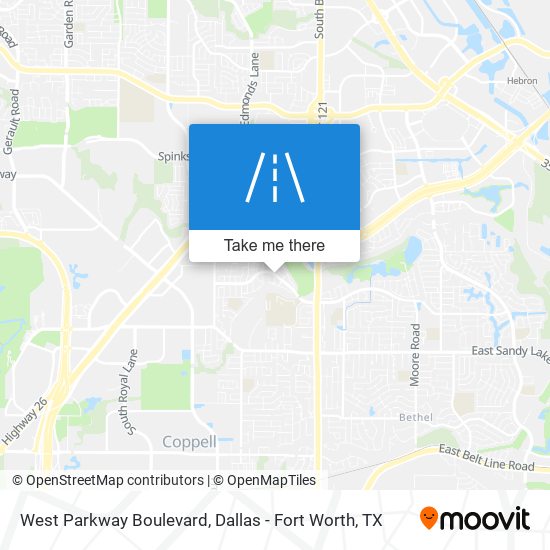 Mapa de West Parkway Boulevard