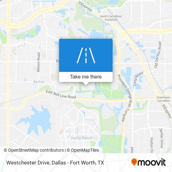 Westchester Drive map