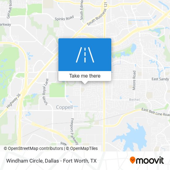 Mapa de Windham Circle