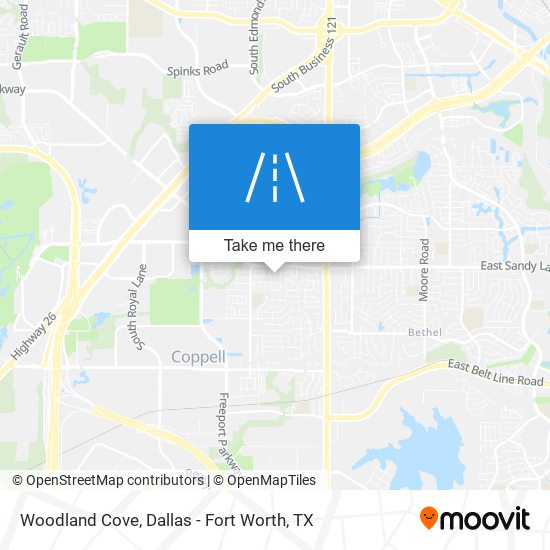 Woodland Cove map