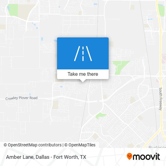 Amber Lane map