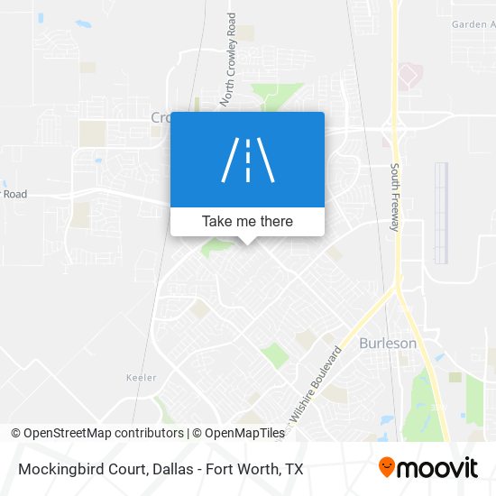 Mockingbird Court map