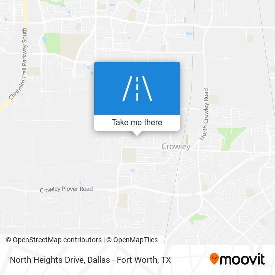 North Heights Drive map