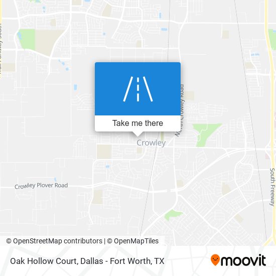 Mapa de Oak Hollow Court