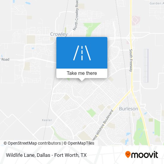Wildlife Lane map