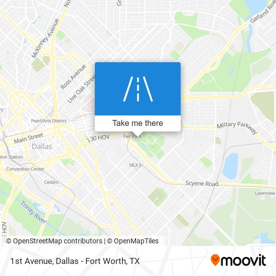 1st Avenue map