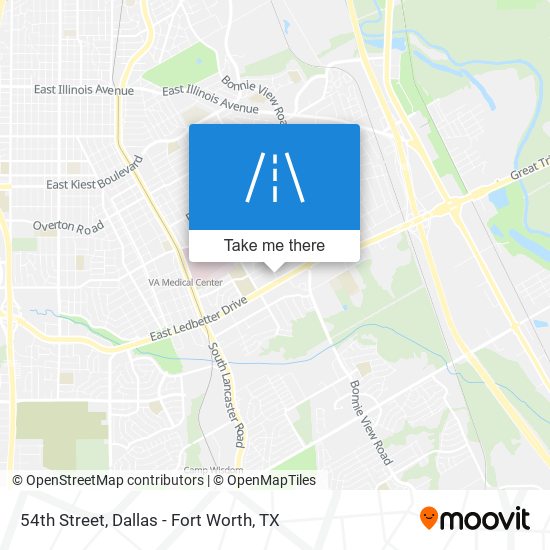 54th Street map