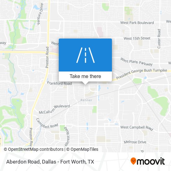 Aberdon Road map