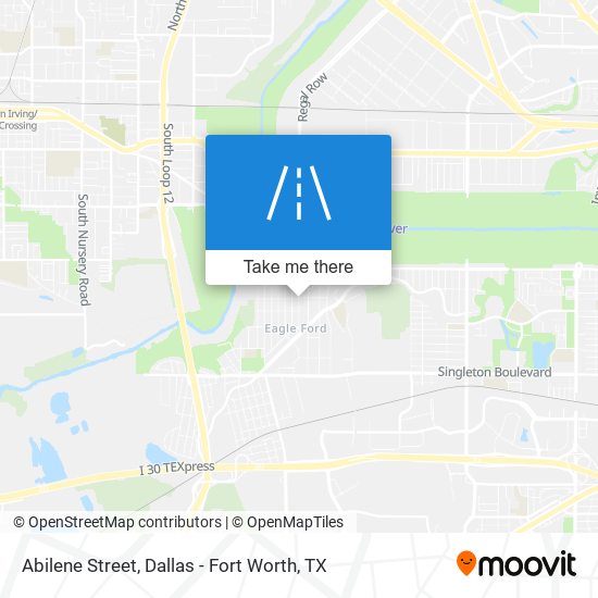 Abilene Street map
