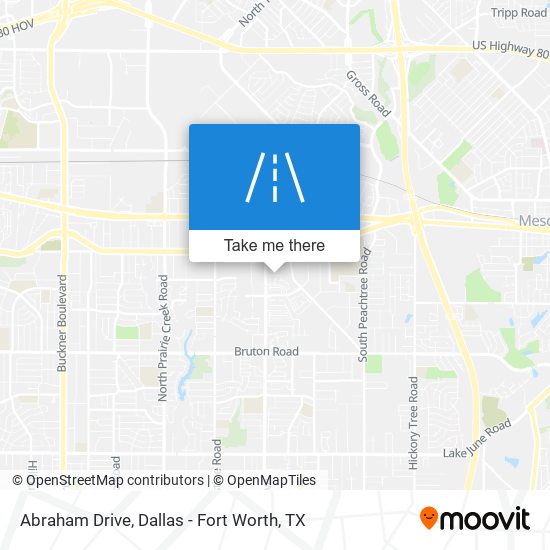 Abraham Drive map