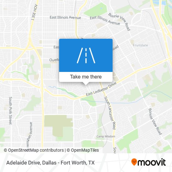 Mapa de Adelaide Drive