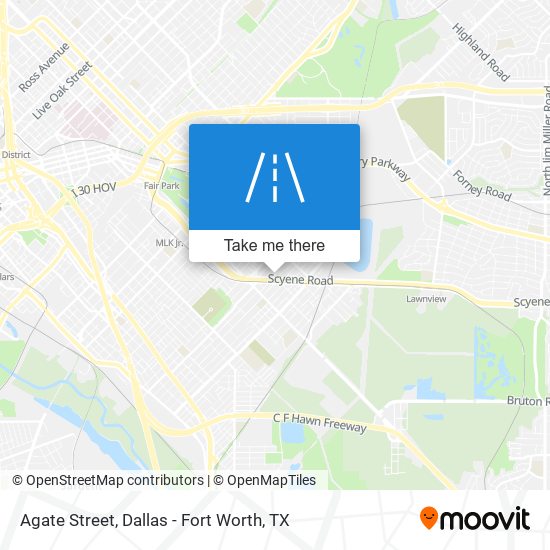 Agate Street map