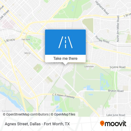 Mapa de Agnes Street
