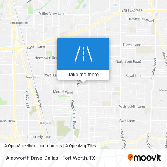 Ainsworth Drive map