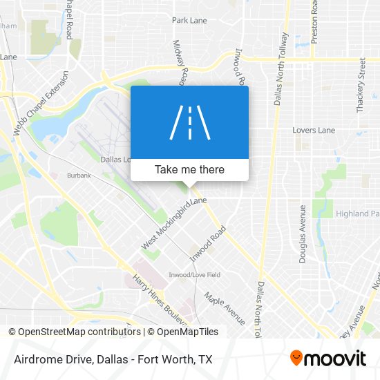 Airdrome Drive map