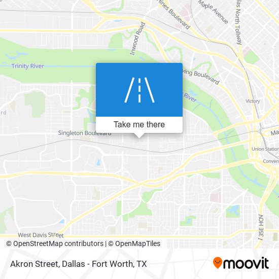 Akron Street map