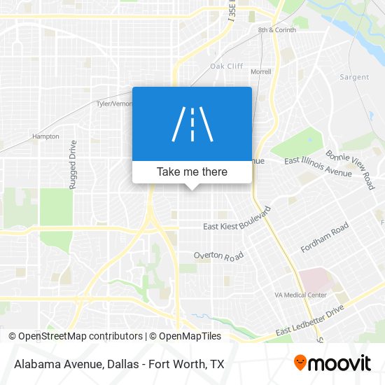 Alabama Avenue map