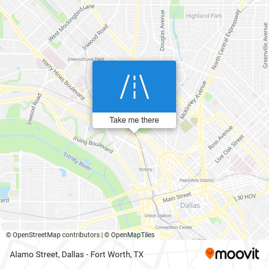 Alamo Street map