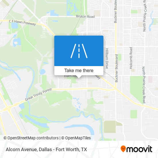 Mapa de Alcorn Avenue