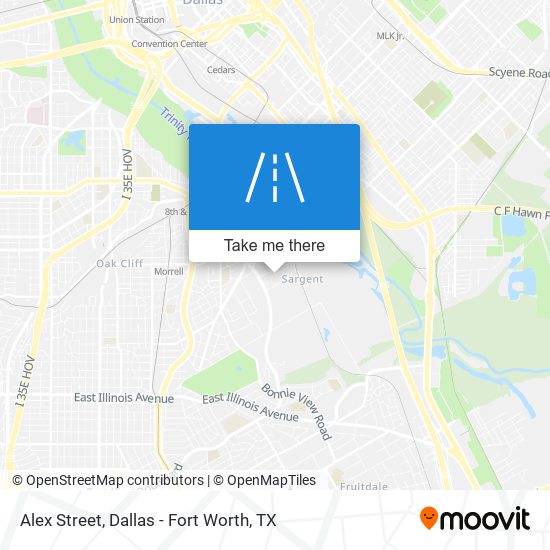 Alex Street map