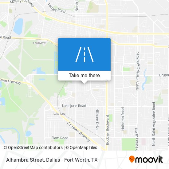 Alhambra Street map