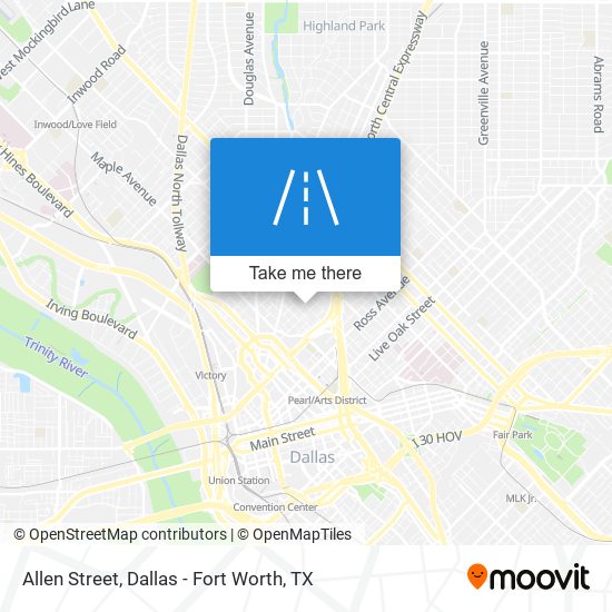 Mapa de Allen Street