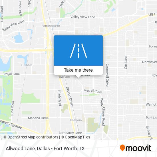 Mapa de Allwood Lane