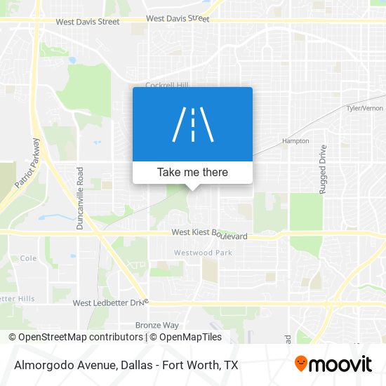 Almorgodo Avenue map