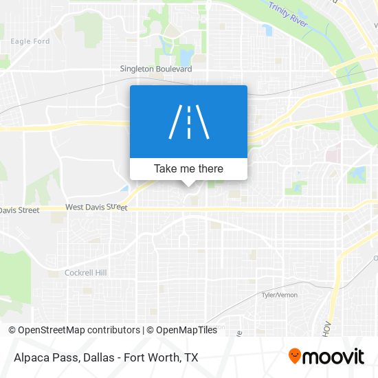 Alpaca Pass map