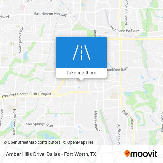 Amber Hills Drive map