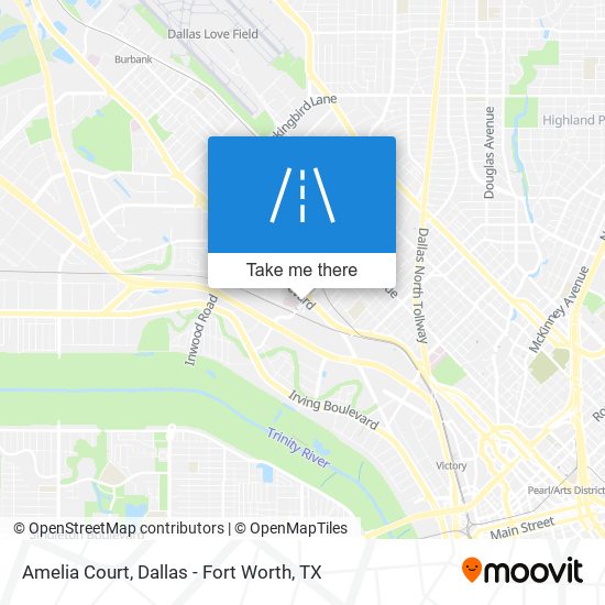 Amelia Court map