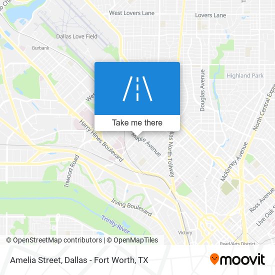 Mapa de Amelia Street