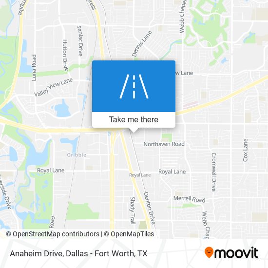 Mapa de Anaheim Drive
