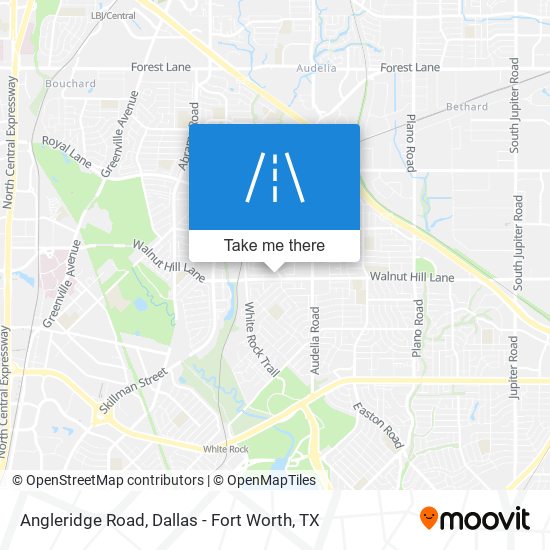 Angleridge Road map