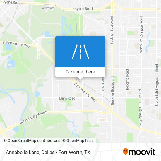 Annabelle Lane map