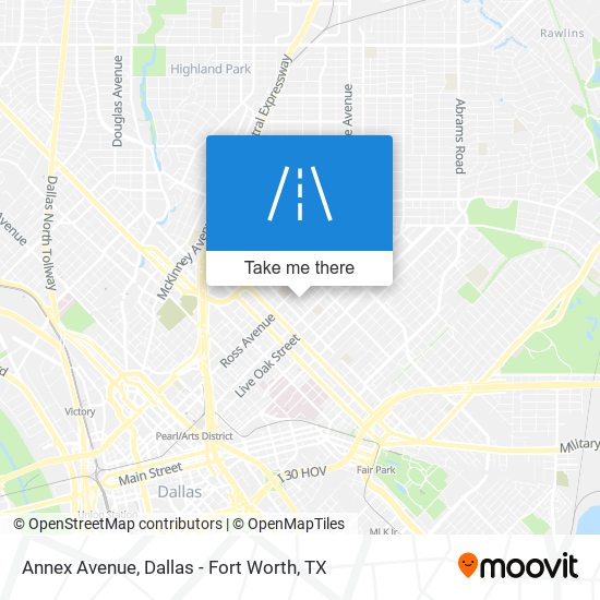 Annex Avenue map