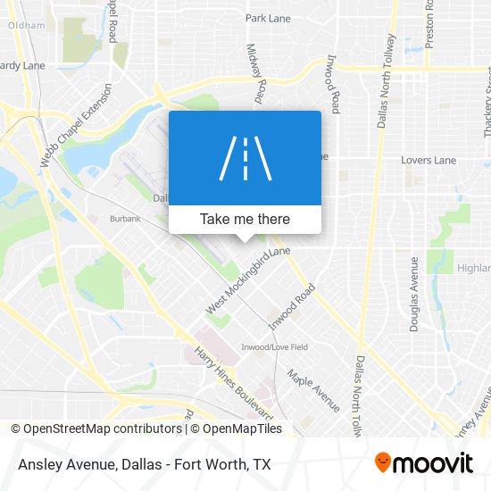 Ansley Avenue map